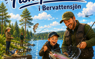 Fiskepremiär i Bergvattensjön